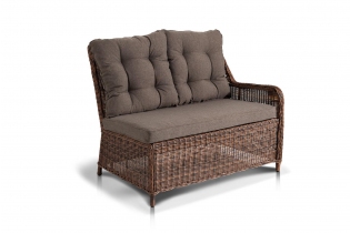 MR1000272 плетеный левый модуль дивана (коричневый)